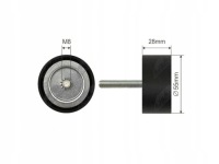 Купить Ролик натяжителя, ремень клиновой многоручьевой nty rnk-pl-030, фото thumb