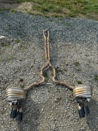 фото thumb №1, Mercedes w205 205 выхлоп гаситель 63 amg