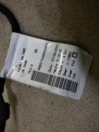 фото thumb №7, Citroen berlingo iii шланг жгут дверь правый задняя 96657948800rm1