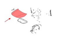 фото thumb №7, Toyota corolla xii e21 2019+ hb/ts/usa капот сталевий 5330112b50