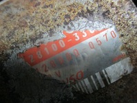 фото thumb №5, Стартер toyota yaris i 1.4 d4d 28100-33050