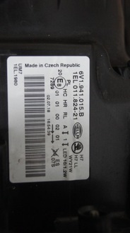 фото thumb №6, Лампа skoda fabia iii лінза led ліва europa