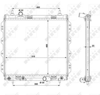 фото thumb №8, Радиатор wody chrysler pt cruiser 2.4 nrf 53337 радиатор, система