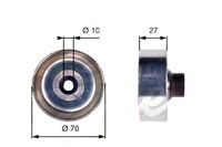 фото thumb №2, Gates ролик направляющая ремень citroen c2 c3 i c3 pl