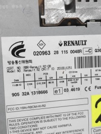фото thumb №3, Радио cd навигация navi оригинальные заводской renault latitude 281150048r