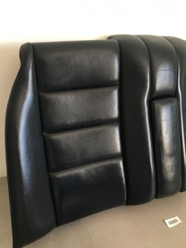 фото thumb №5, Задні спинка диван синя темно-синя шкіра mercedes w124 cabrio a124