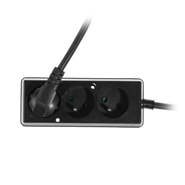 Удлинитель 3 розетки 3х1,5 3м ПОЛЬСКИЙ черный Удлинитель PS370 ЧЕРНЫЙ