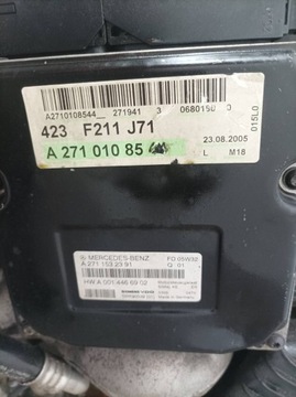 фото thumb №10, Двигун комплектний бензин 271941 m271.941 1.8 16v компресор mercedes e w211