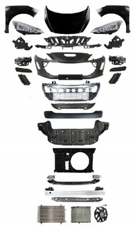 фото thumb №1, Peugeot 308 2007-2011 kompletny перед бампер pas