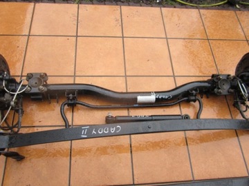 VW CADDY 2K5 ПОДЪЕМНАЯ БАЛКА ЗАДНЯЯ ОСЬ 2K5500051 ДВОЙНАЯ ПРУЖИНА