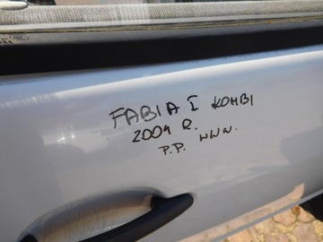 фото thumb №7, Дверь перед правые fabia i 2004. белый универсал