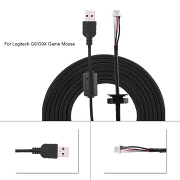 Аксессуары для ремонта кабеля USB-мыши длиной 2 метра для Logitech