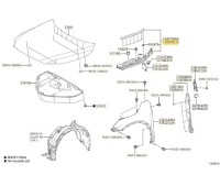фото thumb №1, Оригинальный номер lexus петля капот левый lexus rx 5380848090