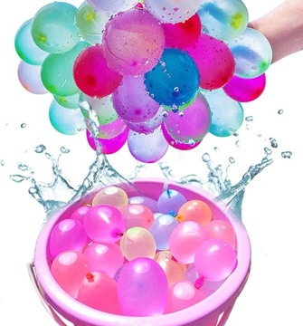 BOMBY WODNE BALONY BALONIKI NA WODĘ AUTOMATYCZNE ZESTAW 333 ŚMINGUS DYNGUS