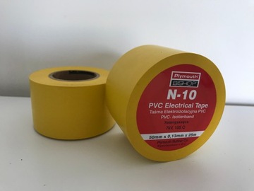 Изолента Plymouth 50/25 м, желтая