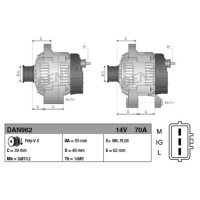 Генератор denso dan962 Недорого, фото thumb