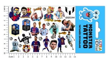 ПОДАРОЧНЫЙ НАБОР КРУЖКА ДЛЯ ДЕТЕЙ ТАТУ НАКЛЕЙКИ LIONEL MESSI КАЧЕСТВО