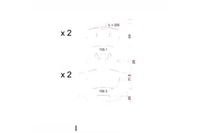 фото thumb №1, Zimmermann тормозные колодки тормозные alfa romeo 159 05-