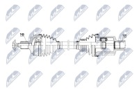 Nty npw-me-077 привідний вал привідна Ціна, фото thumb