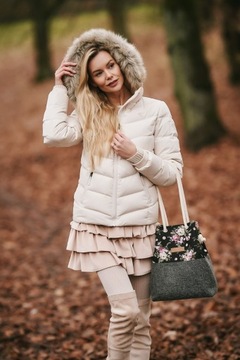 Torebka damska worek pojemna torba shopper vintage miejska na ramię ZAGATTO
