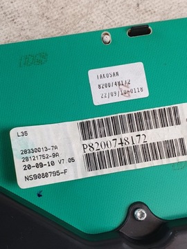 фото thumb №9, Спідометр  прилади оригінальний номер p8200748172 renault thalia ii 1.2b 10r.