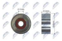 Купити Ролик натягувача toyota avensis, avensis verso, cam, фото thumb