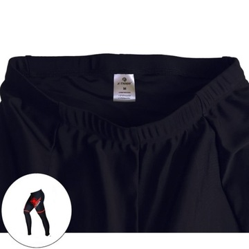 LEGGINSY ROWEROWE KOLARSKIE DŁUGIE MĘSKIE WKŁADKA
