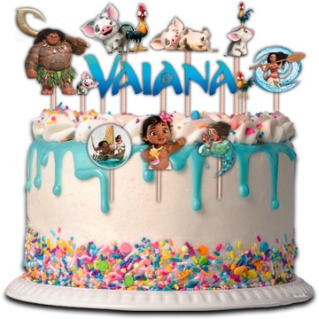 VAIANA CAKE TOPPER CUBBIES CHARACTERS 11 шт.