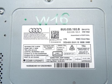 фото thumb №9, Радіо навігація навігація панель мультимедіа mmi 8u0035193b audi q3 8u