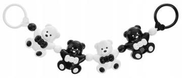 Подвеска AKUKU STROLLER RATTLE, контрастная