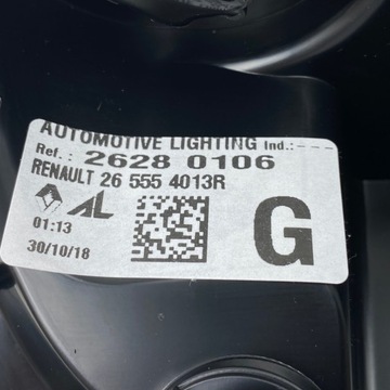 фото thumb №15, Новая оригинальный номер лампа левый зад renault zoe 265554013r