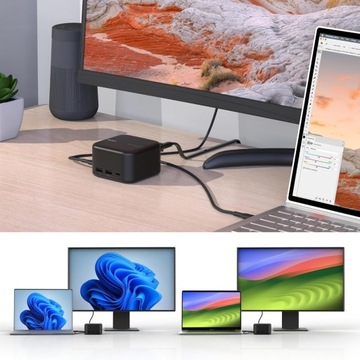 Концентратор Belkin USB-C для ноутбука, INC018vf, 4K HDMI, 5 Гбит/с, USB-A, GaN 130 Вт