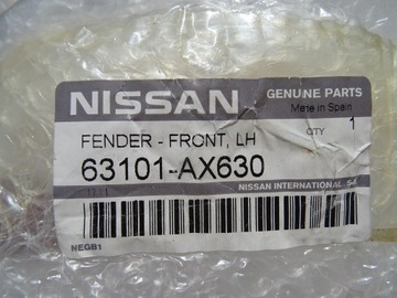 фото thumb №16, Крыло переднее nissan micra 03- 63101ax630 левый