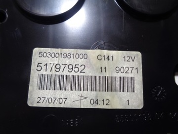 фото thumb №5, Fiat bravo ii 1.4-16v спидометр 51797952 85tys