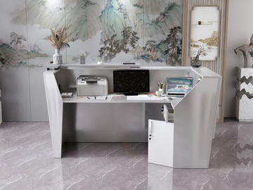 Стойка ресепшн R37 220х110см светодиоды