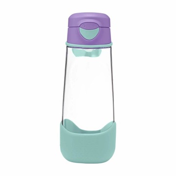 B.box Butelka na wodę - bidon z ustnikiem dla dziecka tritan 600 ml Lilac