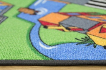 DYWAN DO POKOJU DZIECKA CHŁOPCA MIASTO DROGA FILC LITTLE VILLAGE 100x200 cm