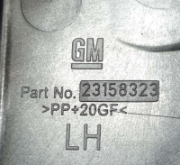 фото thumb №10, Кронштейн бампера перед l оригінальний номер opel 23158323 do insignia a 07.08-03.17