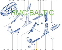 фото thumb №15, Молдинг поріг ліва передня renault kangoo iv