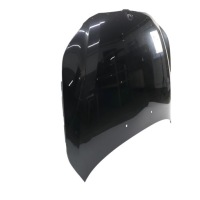 фото thumb №10, Bmw e60 e61 капот крышка двигателя чёрный sapphire металлик - 475