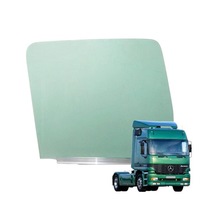 фото thumb №1, Скло бічна двері mercedes actros 2003- зелений ліва опускна