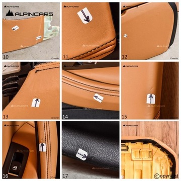 фото thumb №10, Bmw g30 обивка сиденья средство individual caramel