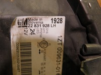 фото thumb №14, Лампа фара лівий праві перед opel insignia a 22831928 22831929 оригінальний номер