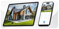ВРАЩАЮЩАЯСЯ ВНЕШНЯЯ БЕСПРОВОДНАЯ IP-КАМЕРА С Wi-Fi, СЕРАЯ, 5 Мп, DVS, ВИДЕОНАБЛЮДЕНИЕ