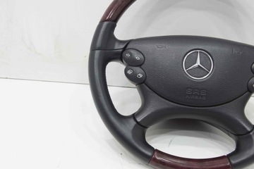 фото thumb №13, Кермо шкіра дерево подушка безпеки mercedes sl r230