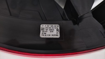 фото thumb №9, Mercedes glb w 247 передній рестайлінг лампа повний led правий зад задня європа lt80