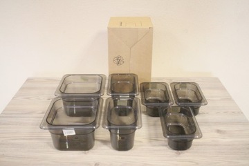 Набор контейнеров GN - 7 шт., 1/6 100, 1/9 100, 1/9 65 Camwear Cambro