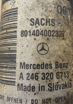 фото thumb №7, Mercedes w246 b180 cdi амортизатор mcpherson  левый перед комплектный