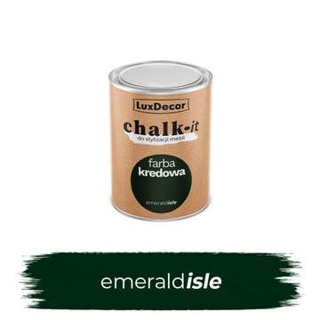 КРАСКА LUXDECOR CHALK-IT 0,75л ИЗУМРУДНЫЙ ОСТРОВ