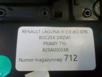 фото thumb №7, Renault laguna 3 iii оббивка обшивка двері правий задня 829a00053r
